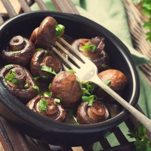 sauteed mushrooms in butter