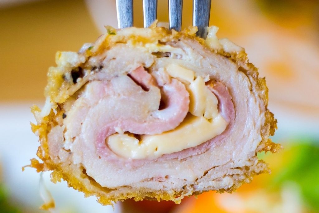 Cordon Bleu recipe with basil