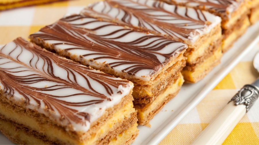 10 Best French Desserts List - Éclairs, Paris-Brest, Opéra, Tarte au citron, Mille feuille - Desserts in France - Chocolate Fruits Cream