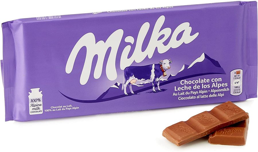 World's Best Milka Chocolate - Whole Nuts, 10 Bars