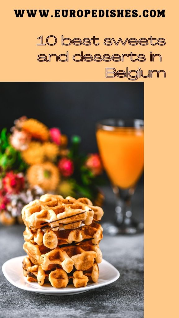 best belgian desserts