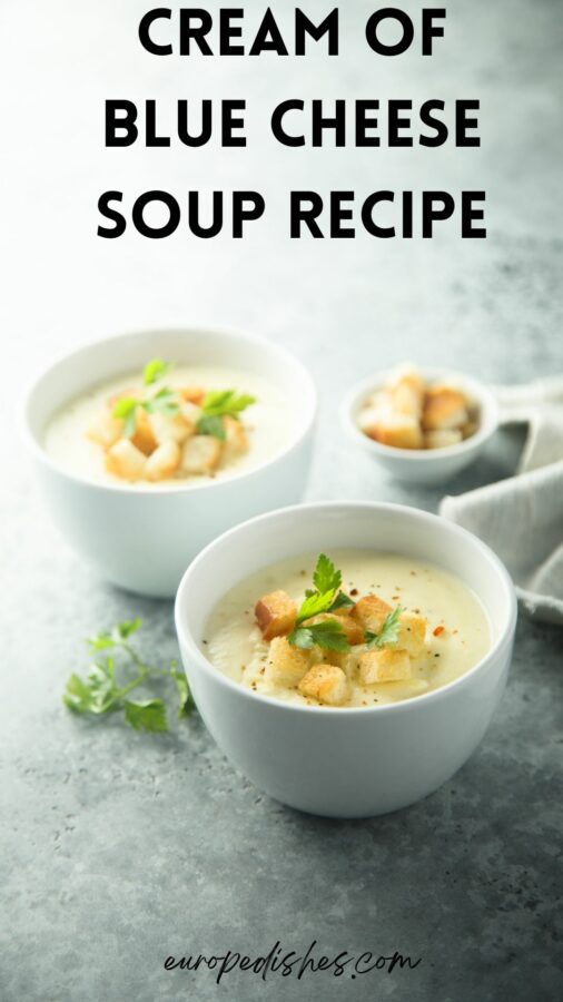 Cream of Blue Cheese Soup Recipe | Europe Dishes