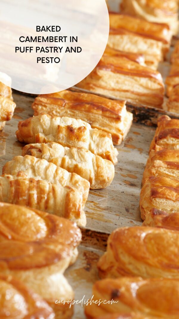 Baked Camembert in Puff Pastry Recipe - Cheese Puff Pastry Baked Camembert in Puff Pastry Recipe - Cheese Puff Pastry