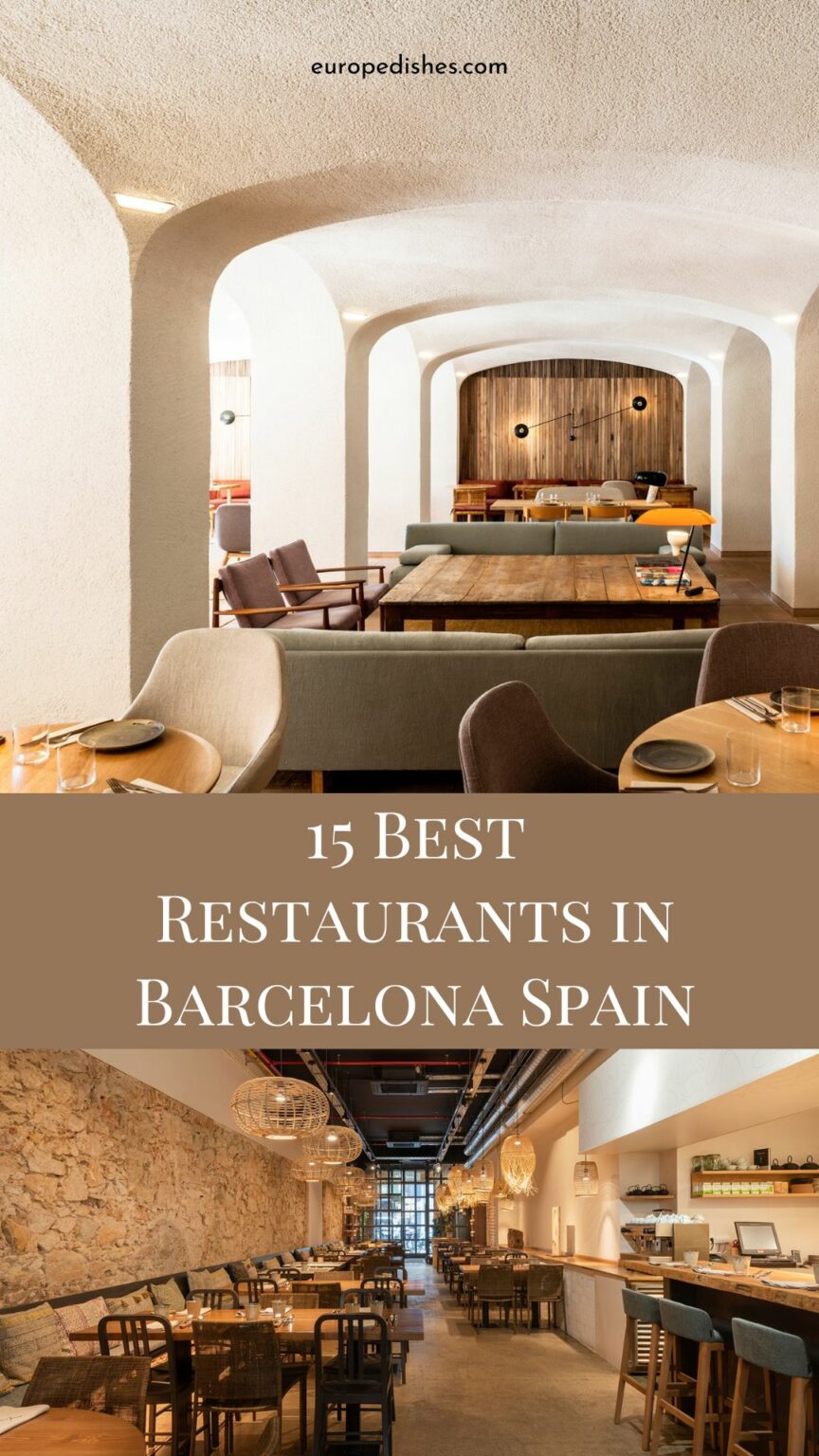 15 Best Restaurants in Barcelona Spain Barcelona Restaurant