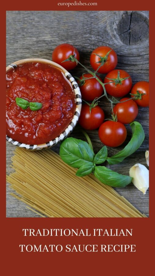 RECIPE Italian Tomato Sauce from Fresh Tomatoes ED