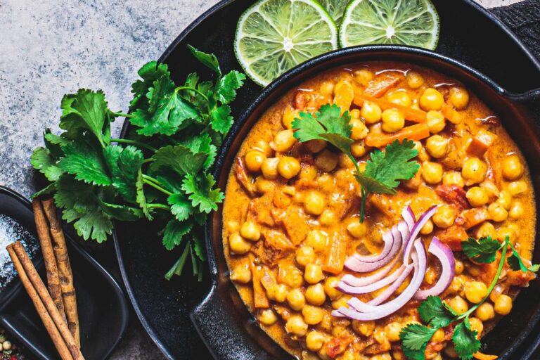 lentil chickpea curry
