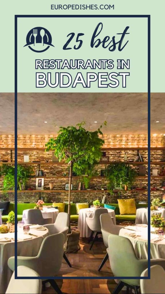 restaurants in budapest